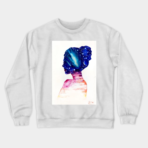 don't look up Crewneck Sweatshirt by CORinAZONe